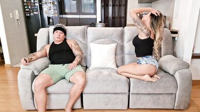 Sharing Couch With My Stepsis Goes Wild! We End Up Fucking!