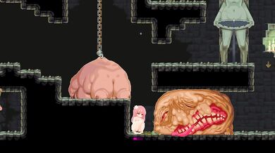 [LEWD GOD] Chubby Naked Girl Lost in Mythical Dungeon (Gameplay)