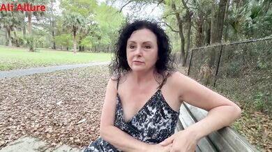 Ali Allure Meets a Stranger in the park