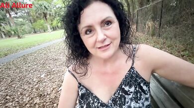 Ali Allure Meets a Stranger in the park