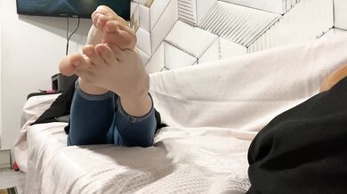 Tired Bare Feet needs Massage
