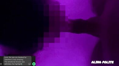 Cheating at work n.20 - Valentine’s Cum shower from colleague - Blowjob in Whirlpool bath - pile driver cum - cum on face - Alina Polite