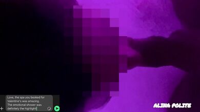 Cheating at work n.20 - Valentine’s Cum shower from colleague - Blowjob in Whirlpool bath - pile driver cum - cum on face - Alina Polite