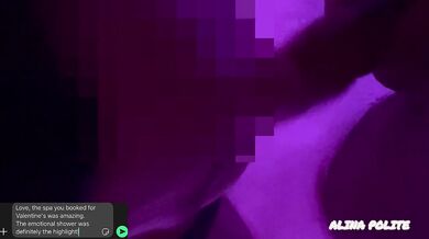 Cheating at work n.20 - Valentine’s Cum shower from colleague - Blowjob in Whirlpool bath - pile driver cum - cum on face - Alina Polite