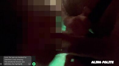 Cheating at work n.20 - Valentine’s Cum shower from colleague - Blowjob in Whirlpool bath - pile driver cum - cum on face - Alina Polite
