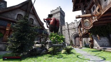 Attack on Titaness - Sexy Ebony destroys Skyrim