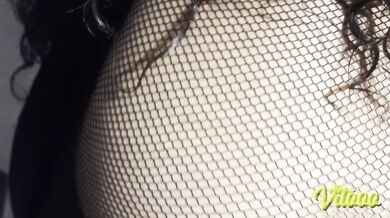 The best video of my girlfriend in her fishnet lingerie, she looks incredible