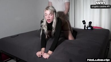 Cumslut Cutie Takes It From Behind
