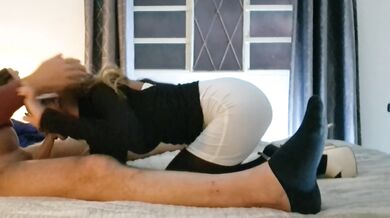 Preview - MILF with a gorgeous body gives a blowjob and cums in her mouth
