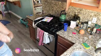 Hot Mom Washes Your DIRTY DISHES