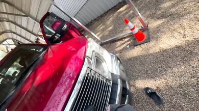 She couldn’t resist getting fucked over my truck