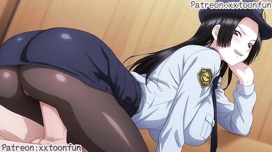 One Piece Police hentai Adult animation - Boa Hancock Hot Police blowjob Hentai animation by xxtoonfun