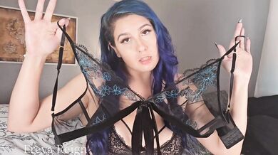 Pegging My Good Girl: Made To Cross Dress, Chastity, Rope, Femdom and Strapon-POV