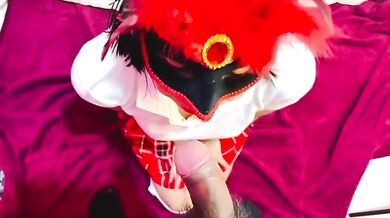 Extra small school girl with tight pussy likes to suck and get destroyed