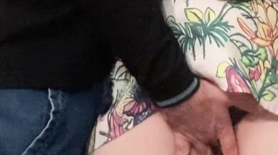 Strange Perv Fingered MILF in Subway