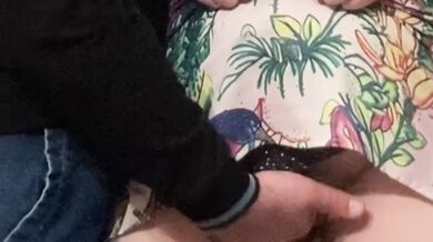 Strange Perv Fingered MILF in Subway