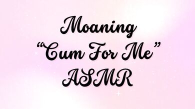 CUM FOR ME on repeat ASMR Audioporn