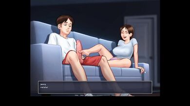 Summertime Saga Gameplay | Fucking Jenny Tight Pussy On Couch Part 1