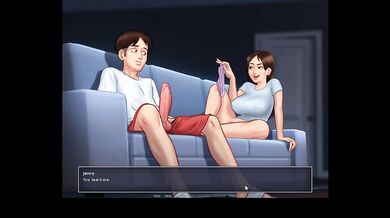 Summertime Saga Gameplay | Fucking Jenny Tight Pussy On Couch Part 1