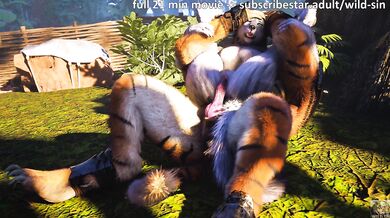 Tiger Heart, Werewolf Soul | 3D Furry porn