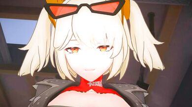 POV Impregnating Burnice while she rides you - Zenless zone zero