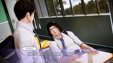 Waifu Academy #18: Hot girl makes chubby guy cum with her feet.