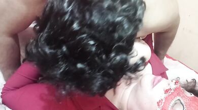 I'm breastfeeding my husband; he loves sucking on my big tits.