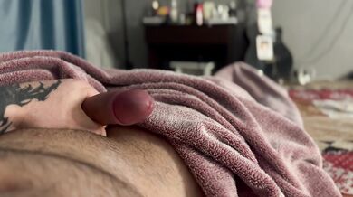 Caught jerking off.. A dorm roommate came to my room for sports, and stumbled upon my handjob, had to fuck her