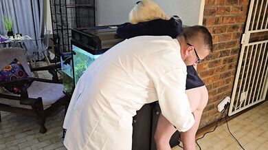 Doctor finger fucking my tight pussy