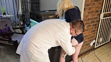 Doctor finger fucking my tight pussy