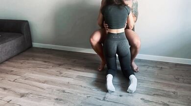 I bring her to squirt after a workout