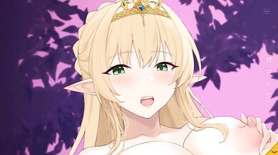 The elf loves being fucked in all her holes by a sacred dildo. 3D Hentai Game