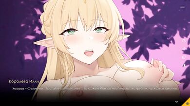 The elf loves being fucked in all her holes by a sacred dildo. 3D Hentai Game