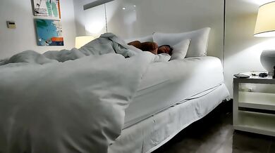 Quietly fucking my stepdaughter´s boyfriend while she's asleep next to me
