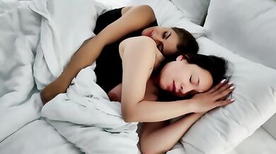Quietly fucking my stepdaughter´s boyfriend while she's asleep next to me