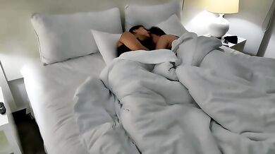 Quietly fucking my stepdaughter´s boyfriend while she's asleep next to me