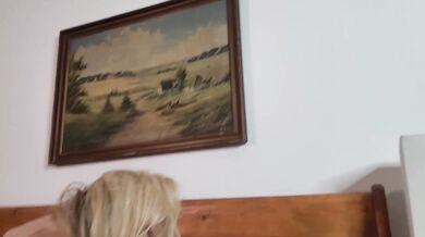 Double Pussy Penetration On Blonde Bimbo