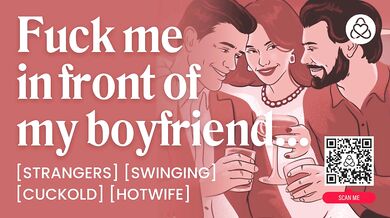ASMR Audio Porn: First Time Hotwife Threesome at a Swingers Club with Cuckold Boyfriend – For Women