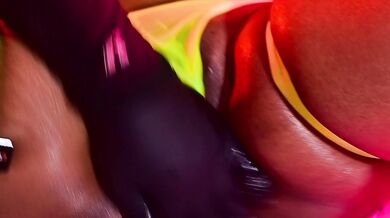 Massaging this Ebony Clit Pt. II