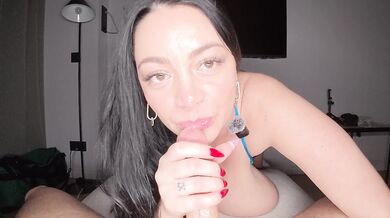 KLARA DEVINE - Huge tits milf fuck her hotel bartender