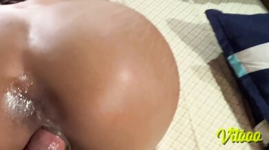 My girlfriend likes to have sex doggy style and feel my semen in her ass