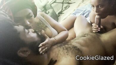 Stepsis and I kissing and caring