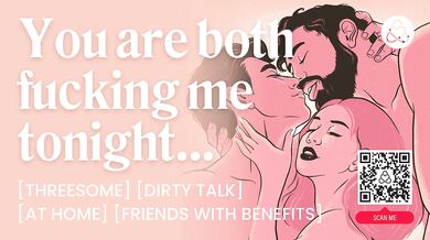 ASMR Audio Porn: Friends with Benefits Bi MFM Threesome with Anal Sex & Double Penetration