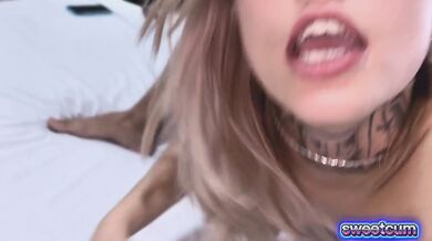 She Begs: 'Fuck Me Both!' – Rough Doggy, Double Vaginal, Mouth Full