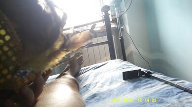 Hairy mature fucks friend and blows husband