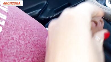 my whore step mom even in the car she has no patience she wants to see me enjoy and give her my cum
