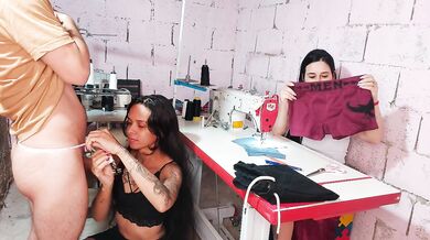 Seamstresses assess more than just the client's measurements