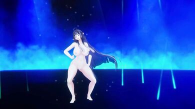 One Way Love MMD | Thicc Elf VTuber Strip Dance Until Naked
