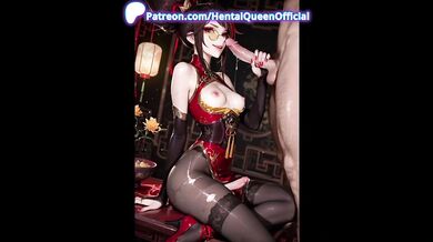 CHINESE FUTA BABE PINNED & HER FEET GET DRENCHED IN HOT CUM