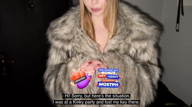 The neighbor lost her keys and panties